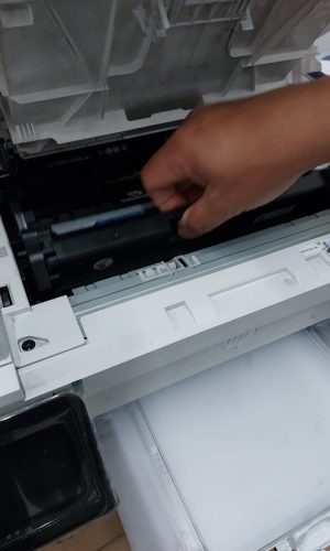 troca toner compativel